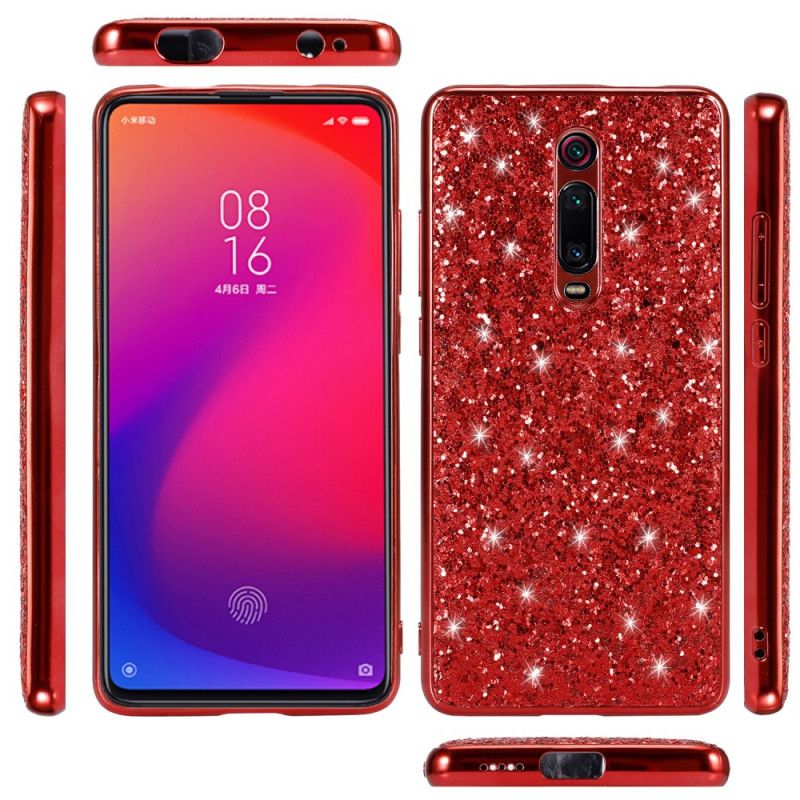 Etui Xiaomi Mi 9T / Mi 9T Pro Czerwony Czarny Ja Jestem Blaskiem Etui Ochronne