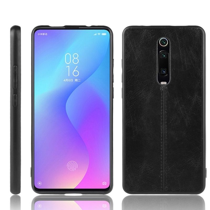 Etui Xiaomi Mi 9T / Mi 9T Pro Efekt Szytej Skóry