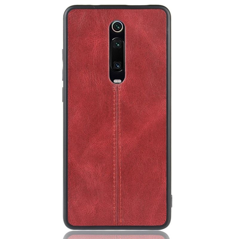 Etui Xiaomi Mi 9T / Mi 9T Pro Efekt Szytej Skóry