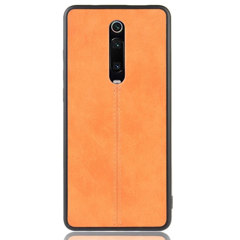 Etui Xiaomi Mi 9T / Mi 9T Pro Efekt Szytej Skóry