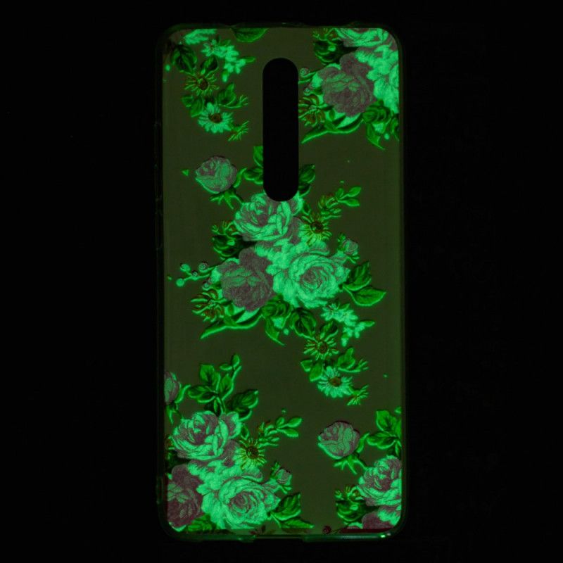 Etui Xiaomi Mi 9T / Mi 9T Pro Fluorescencyjne Kwiaty Wolności Etui Ochronne