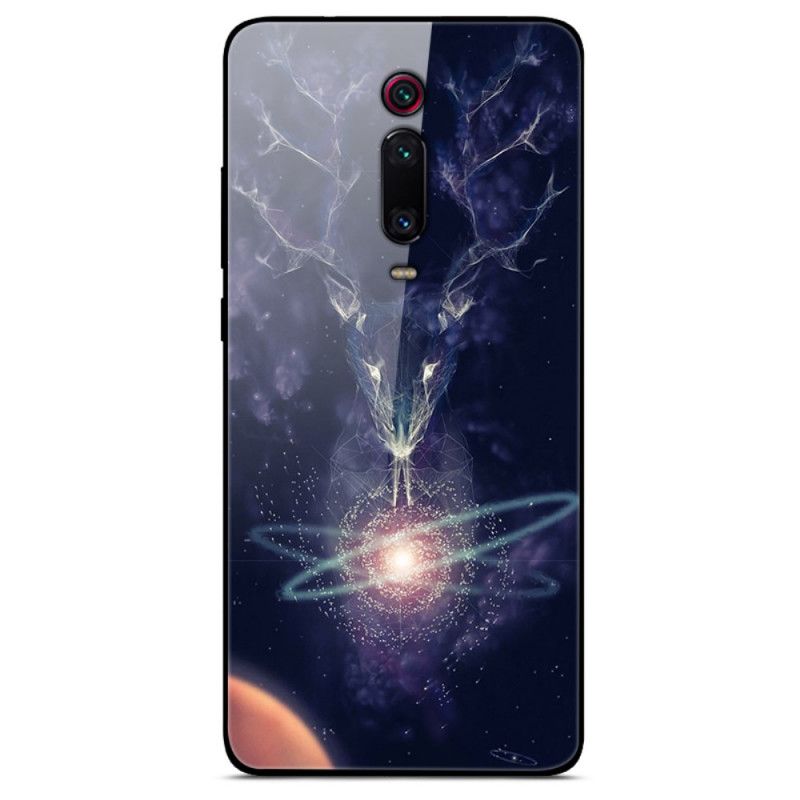 Etui Xiaomi Mi 9T / Mi 9T Pro Hartowane Szkło Z Jeleniem Gwiazdkowym