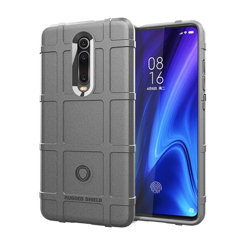 Etui Xiaomi Mi 9T / Mi 9T Pro Szary Czarny Wytrzymała Tarcza Etui Ochronne