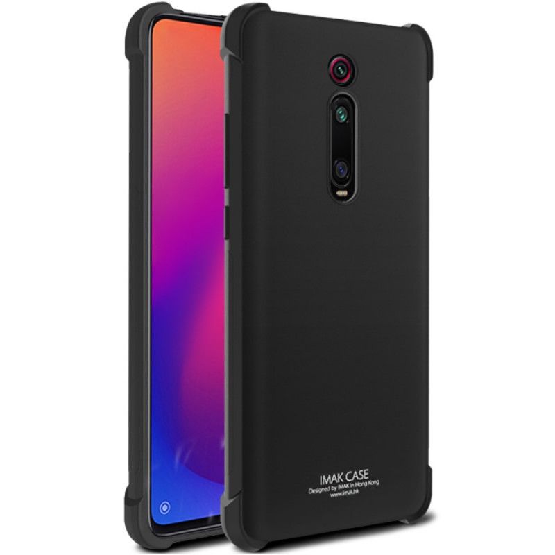 Etui Xiaomi Mi 9T / Mi 9T Pro Szary Czarny Z Folią Ekranową Imak Etui Ochronne