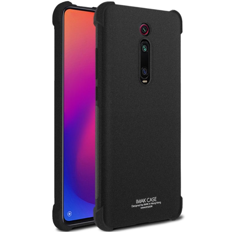 Etui Xiaomi Mi 9T / Mi 9T Pro Szary Czarny Z Folią Ekranową Imak Etui Ochronne