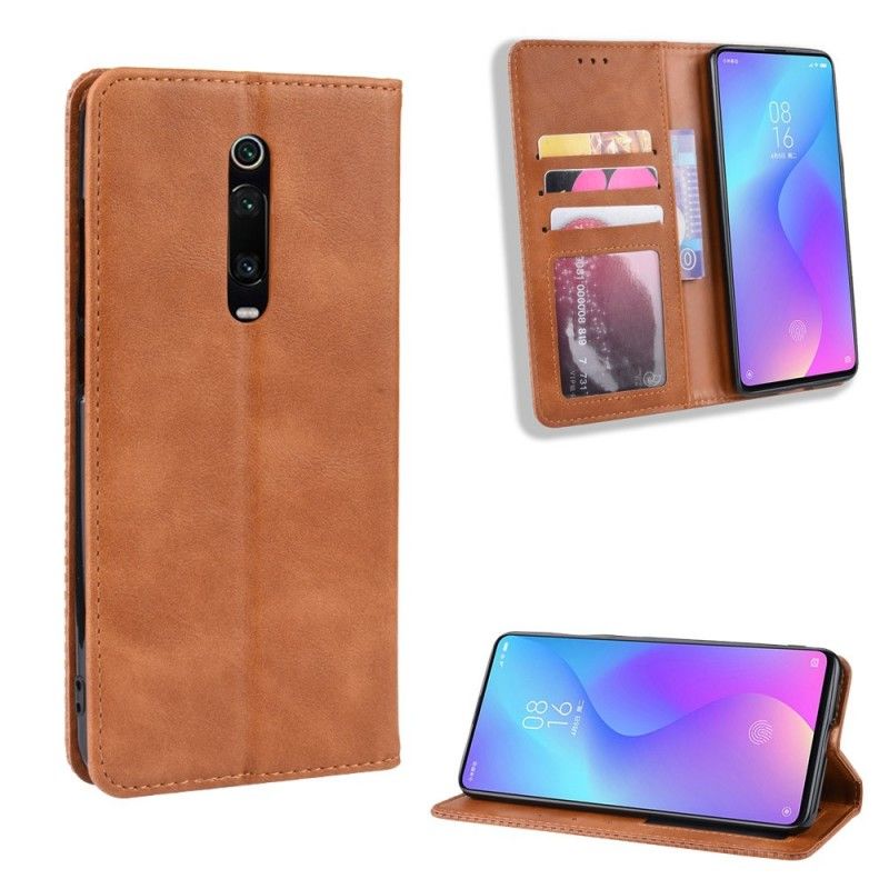 Flip Kotelot Xiaomi Mi 9T / Mi 9T Pro Stylizowana Sztuczna Skóra