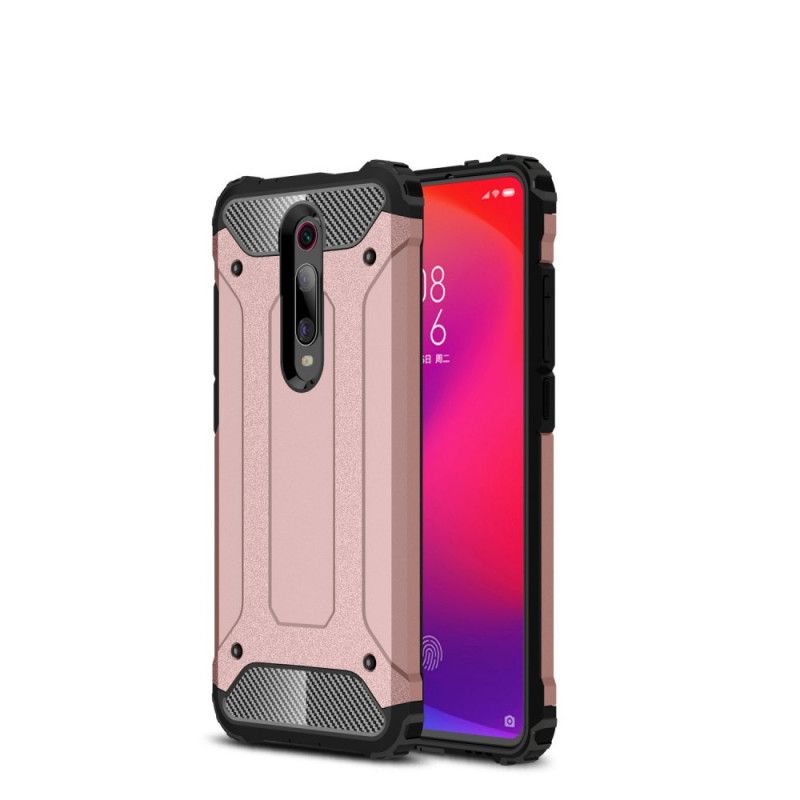 Futerały Xiaomi Mi 9T / Mi 9T Pro Czerwony Czarny Etui na Telefon Ocalały