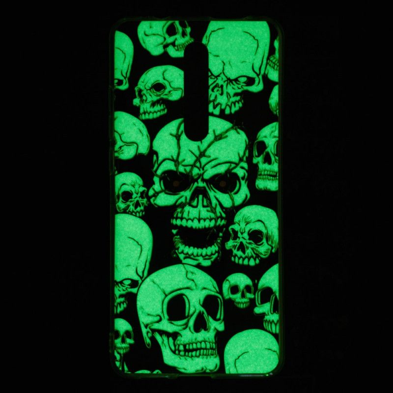 Futerały Xiaomi Mi 9T / Mi 9T Pro Etui na Telefon Uwaga Fluorescencyjne Czaszki