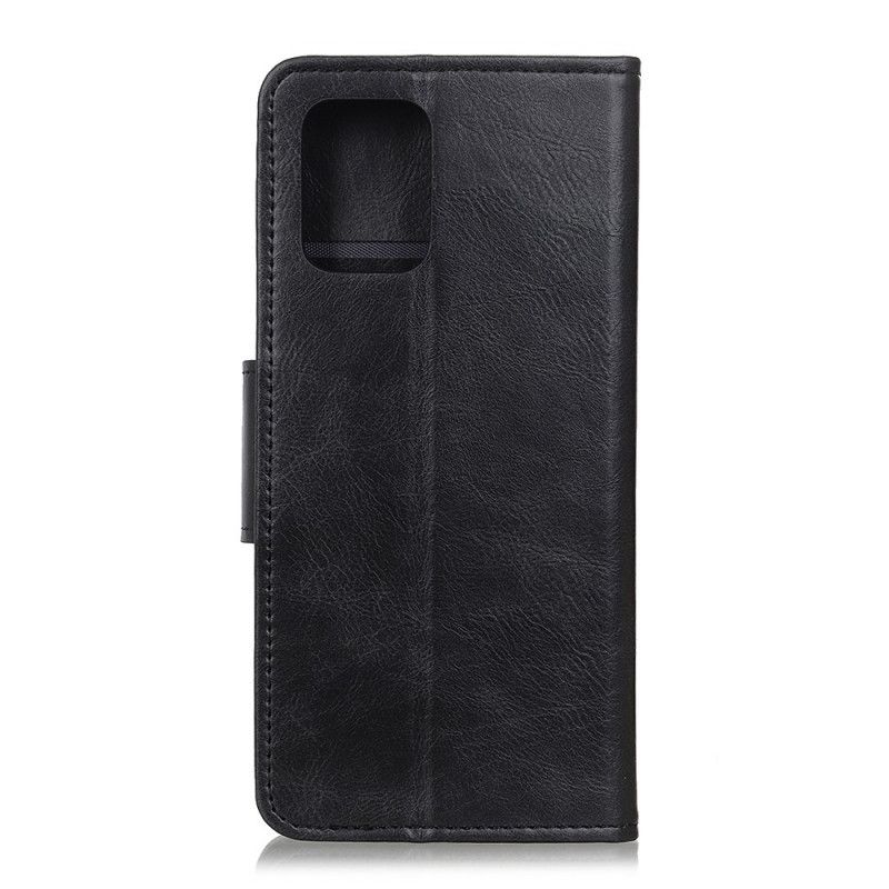 Etui Folio Samsung Galaxy A31 Czarny Zapięcie Dwustronne Z Efektem Skóry Etui Ochronne