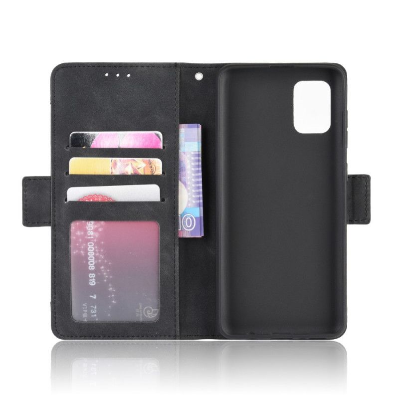 Etui Folio Samsung Galaxy A31 Czerwony Czarny Multikarta Pierwszej Klasy Etui Ochronne