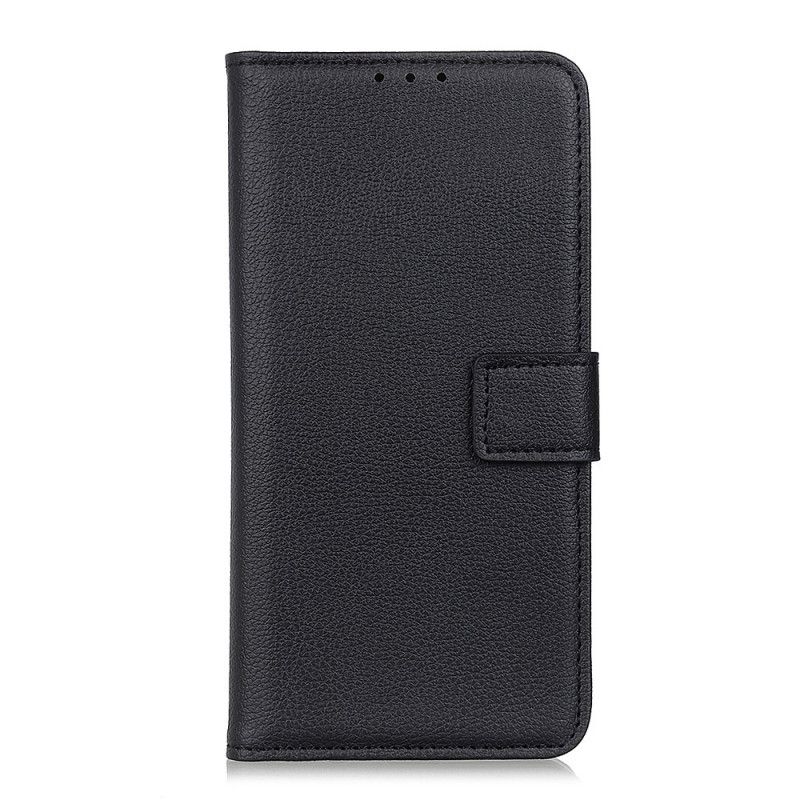 Etui Folio Samsung Galaxy A31 Czerwony Czarny Przeszycie Ze Sztucznej Skóry W Stylu Retro