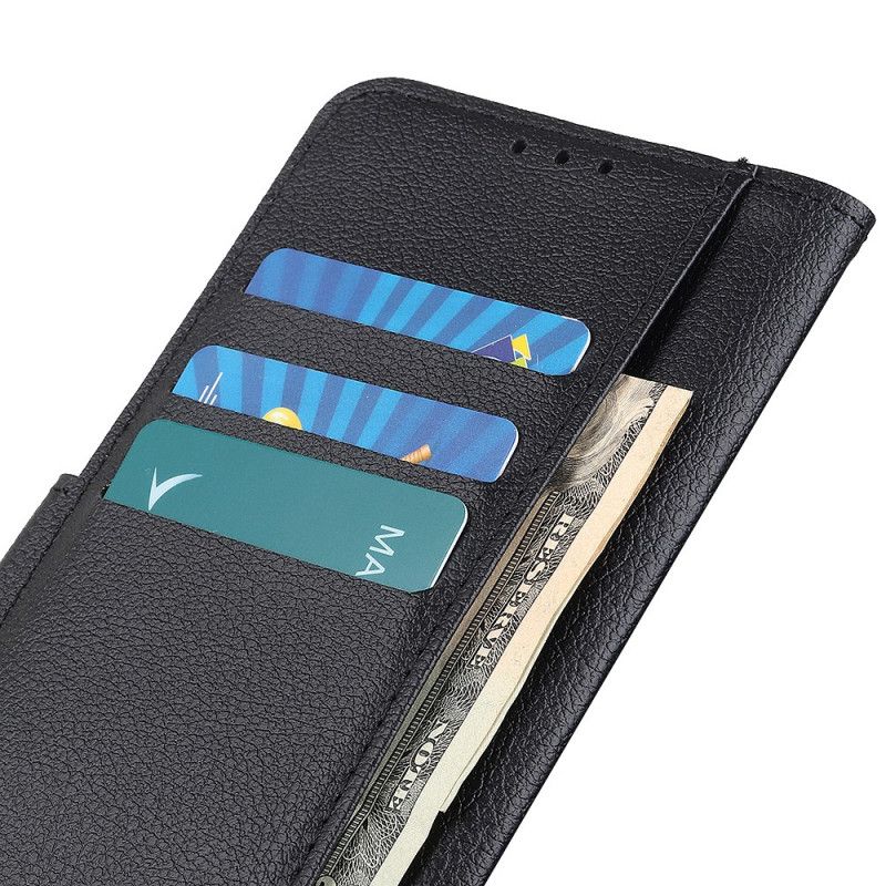 Etui Folio Samsung Galaxy A31 Czerwony Czarny Przeszycie Ze Sztucznej Skóry W Stylu Retro