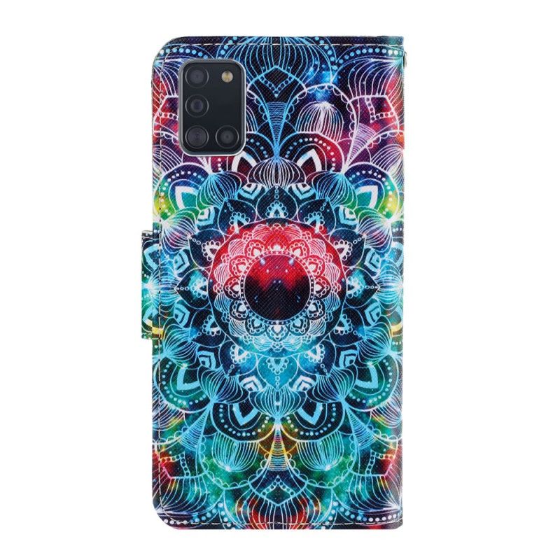 Etui Folio Samsung Galaxy A31 Efektowna Mandala Ze Stringami Etui Ochronne