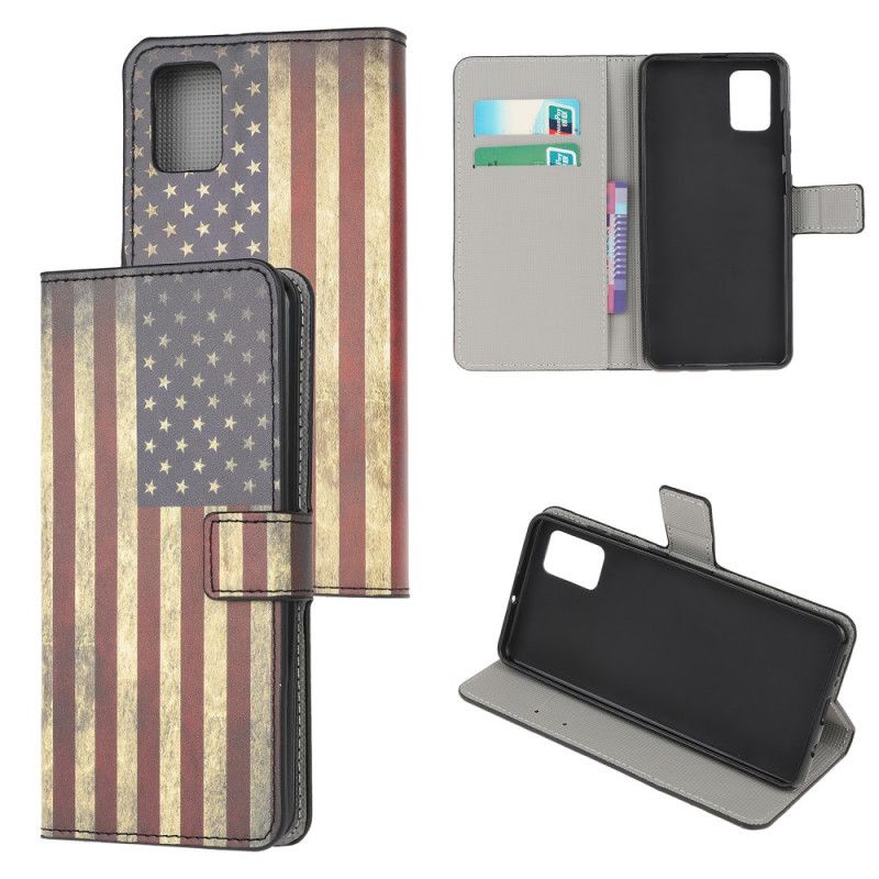 Etui Folio Samsung Galaxy A31 Flaga Usa