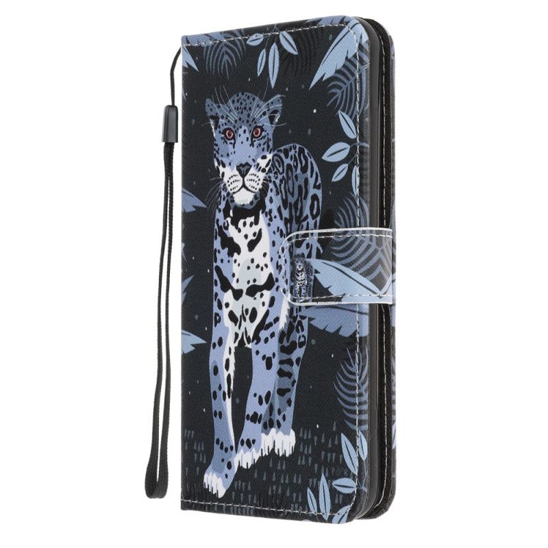 Etui Folio Samsung Galaxy A31 Lampart Ze Stringami