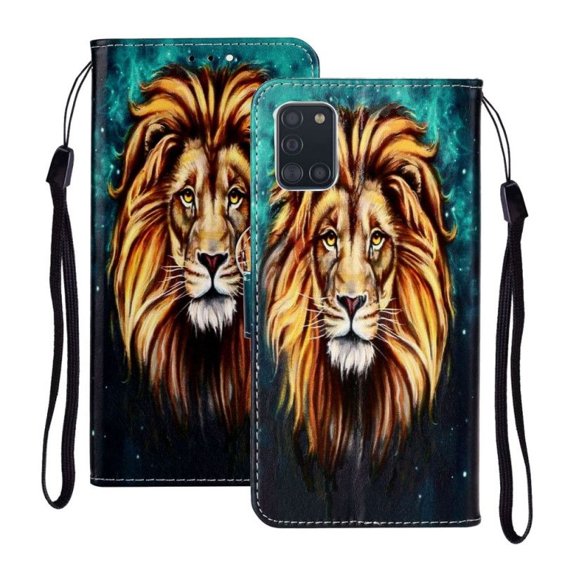 Etui Folio Samsung Galaxy A31 Lew Króla