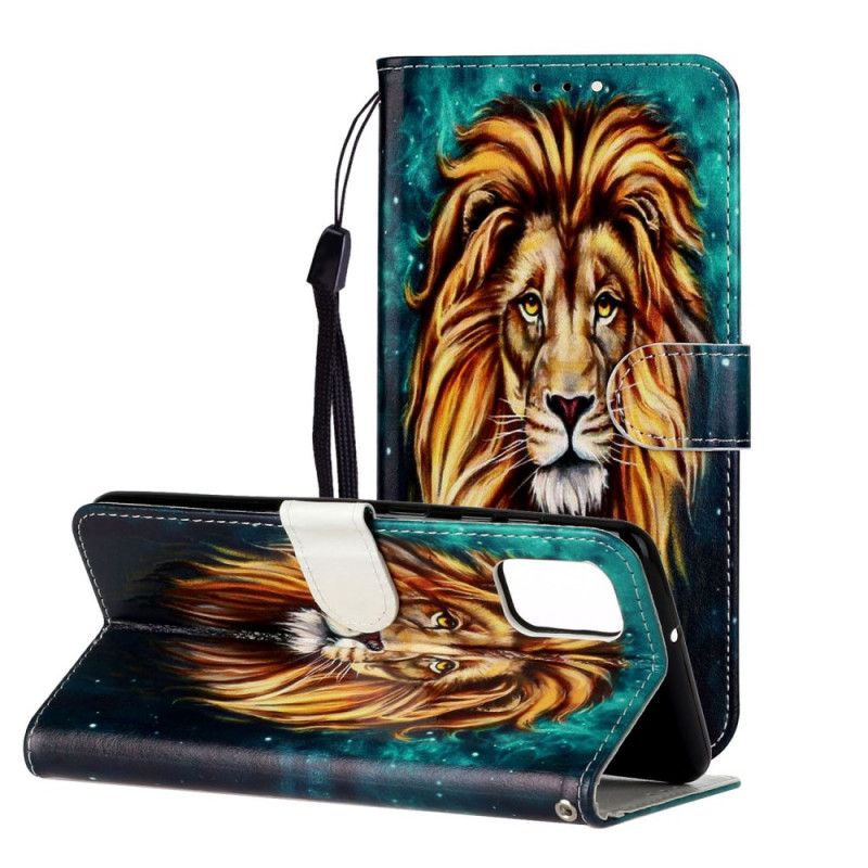 Etui Folio Samsung Galaxy A31 Lew Króla