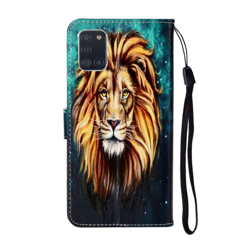 Etui Folio Samsung Galaxy A31 Lew Króla