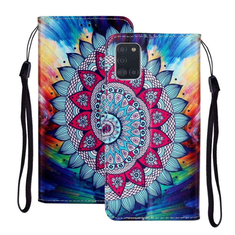 Etui Folio Samsung Galaxy A31 Mandala Króla Etui Ochronne