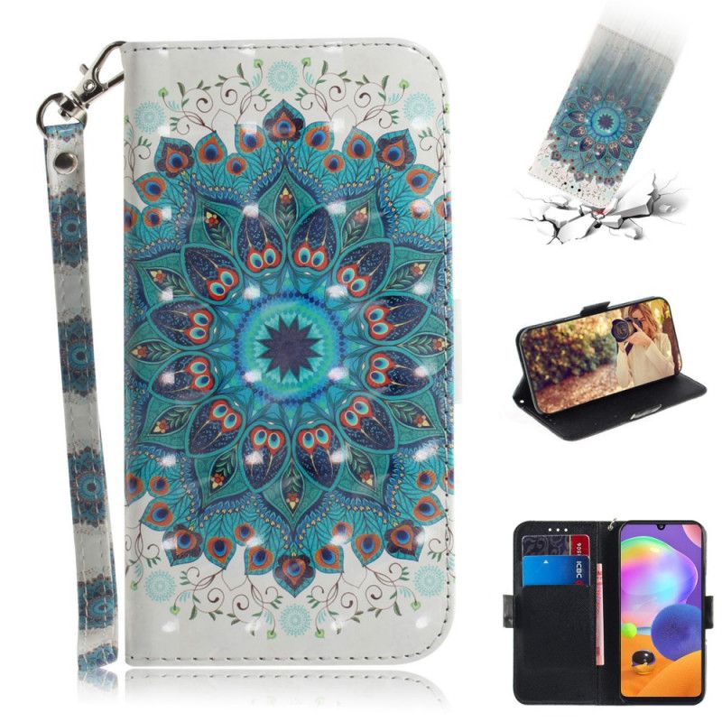 Etui Folio Samsung Galaxy A31 Mistrzowska Mandala Ze Stringami