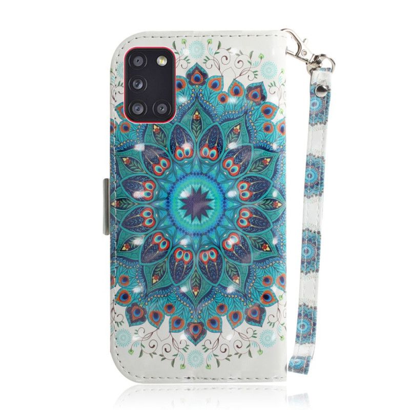 Etui Folio Samsung Galaxy A31 Mistrzowska Mandala Ze Stringami