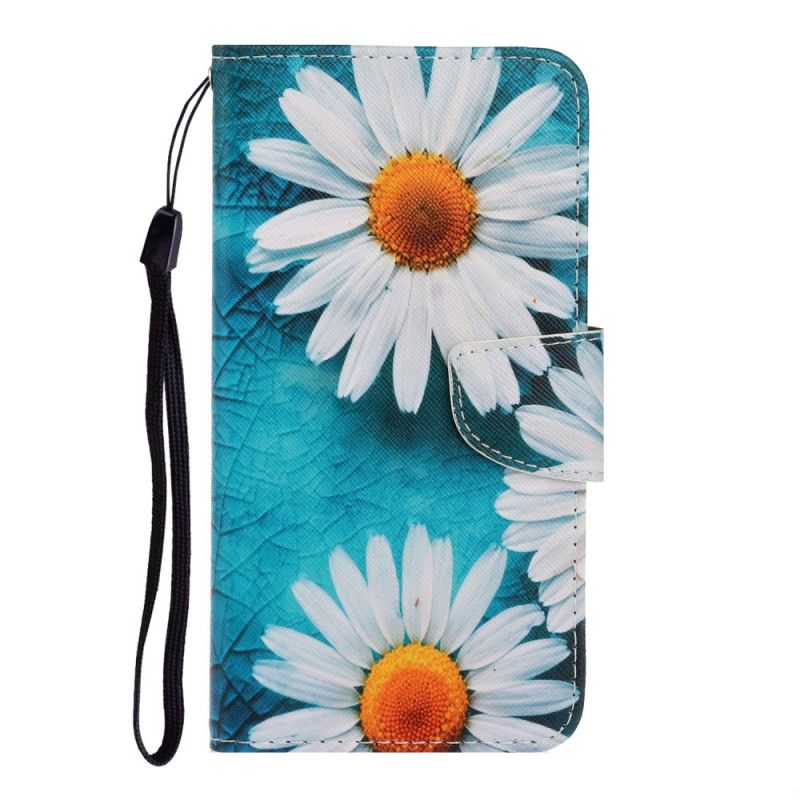 Etui Folio Samsung Galaxy A31 Stokrotki Stringi Etui Ochronne