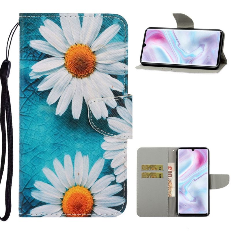 Etui Folio Samsung Galaxy A31 Stokrotki Stringi Etui Ochronne