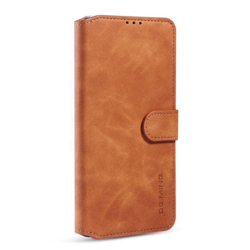 Etui Folio Samsung Galaxy A31 Szary Czarny Retro Dg.Ming