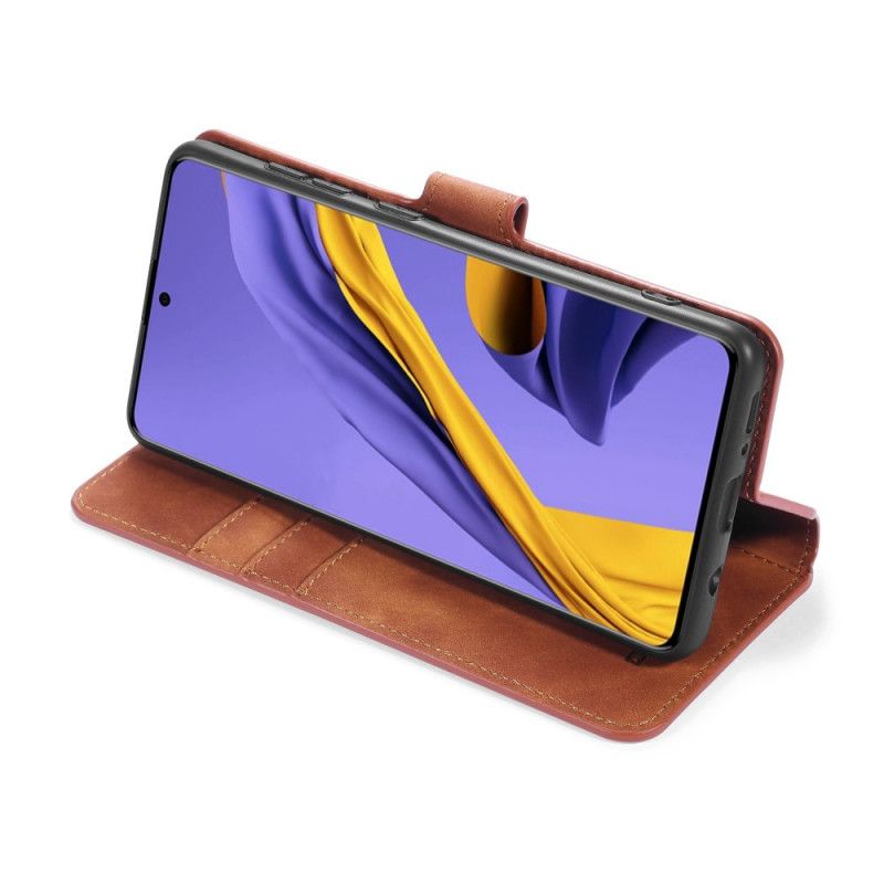 Etui Folio Samsung Galaxy A31 Szary Czarny Retro Dg.Ming