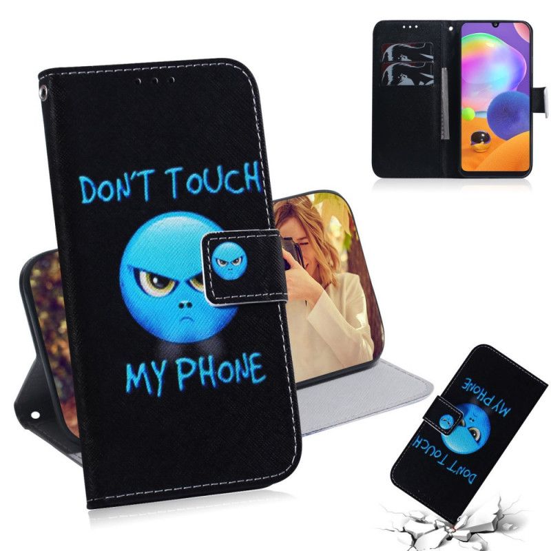 Etui Folio Samsung Galaxy A31 Telefon Z Emotikonami