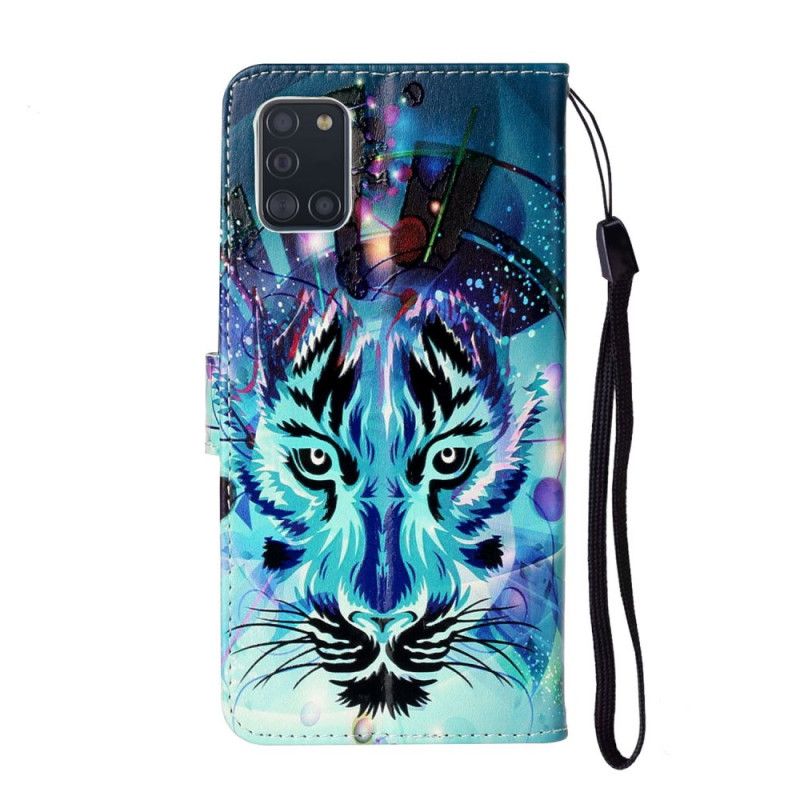 Etui Folio Samsung Galaxy A31 Tygrys Królewski Etui Ochronne