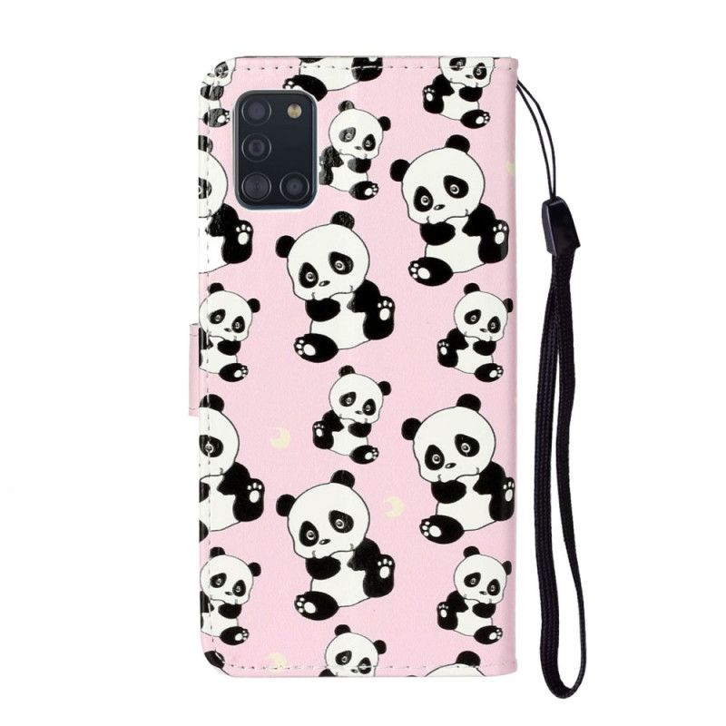 Etui Folio Samsung Galaxy A31 Tylko Pandy Etui Ochronne