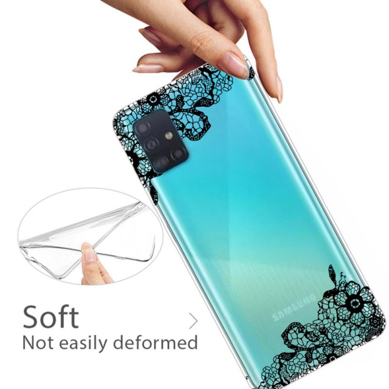 Etui Samsung Galaxy A31 Cienka Koronka