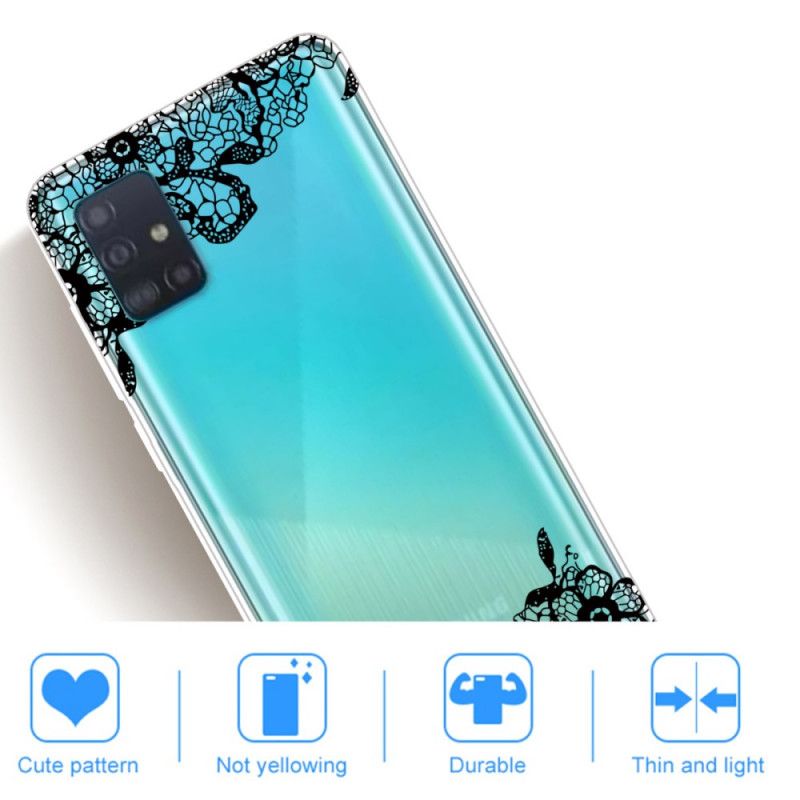 Etui Samsung Galaxy A31 Cienka Koronka