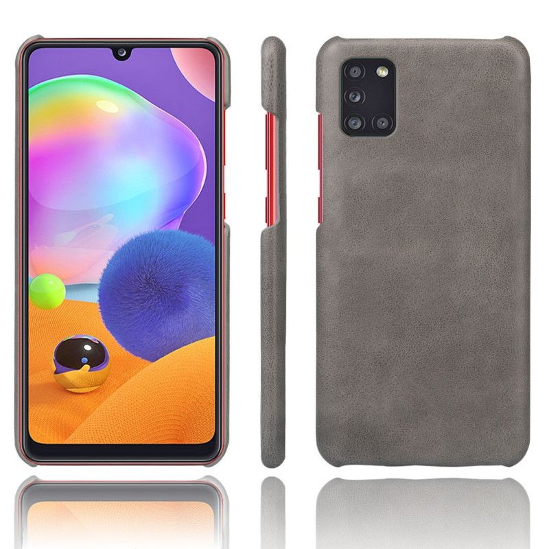 Etui Samsung Galaxy A31 Czarny Efekt Skóry Ksq Etui Ochronne