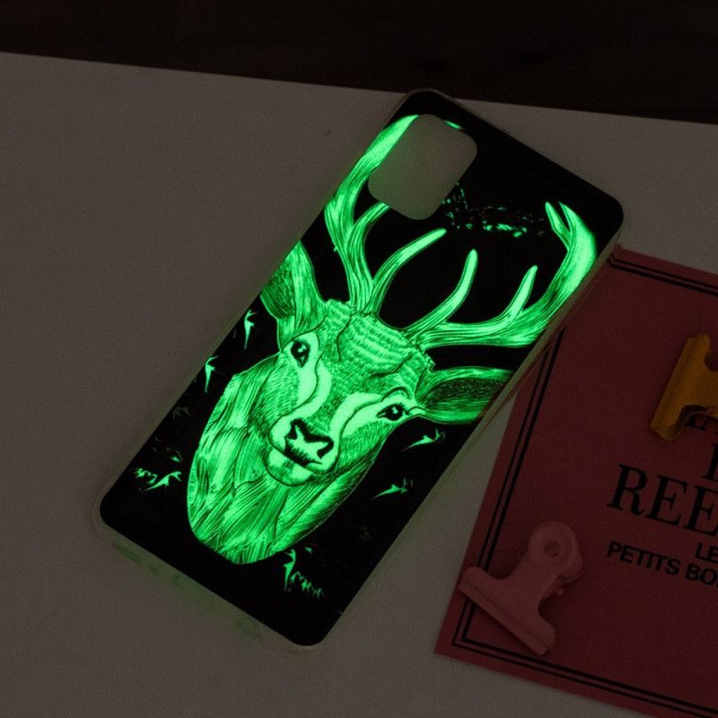 Etui Samsung Galaxy A31 Majestatyczny Fluorescencyjny Jeleń