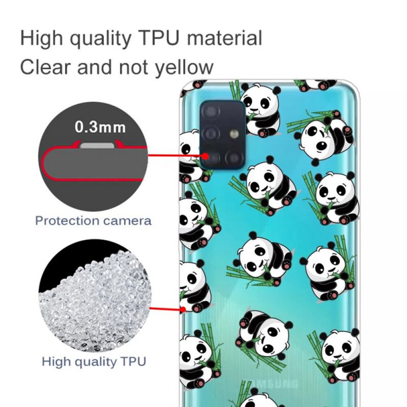 Etui Samsung Galaxy A31 Małe Pandy Etui Ochronne