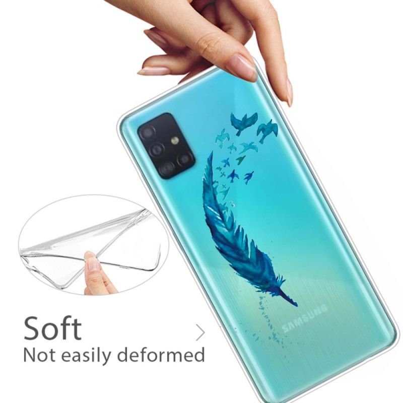 Etui Samsung Galaxy A31 Piękne Pióro