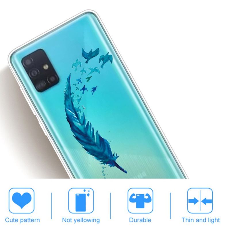 Etui Samsung Galaxy A31 Piękne Pióro