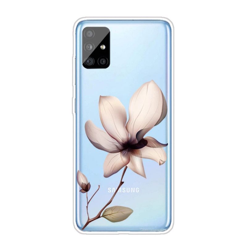 Etui Samsung Galaxy A31 Premium Kwiatowy Etui Ochronne