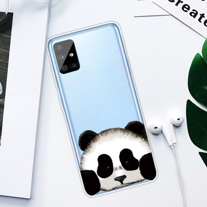 Etui Samsung Galaxy A31 Przezroczysta Panda Etui Ochronne