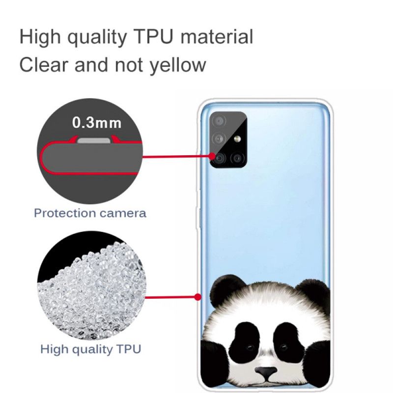 Etui Samsung Galaxy A31 Przezroczysta Panda Etui Ochronne