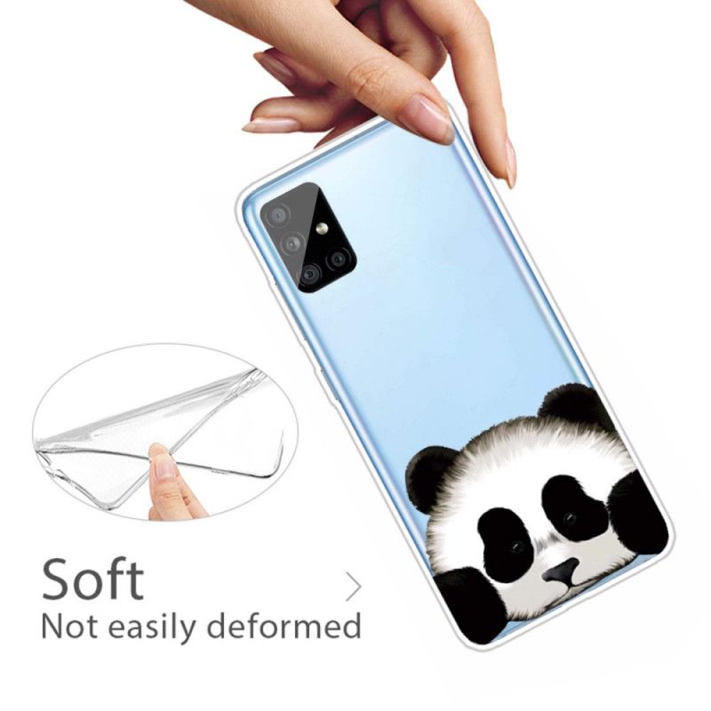 Etui Samsung Galaxy A31 Przezroczysta Panda Etui Ochronne