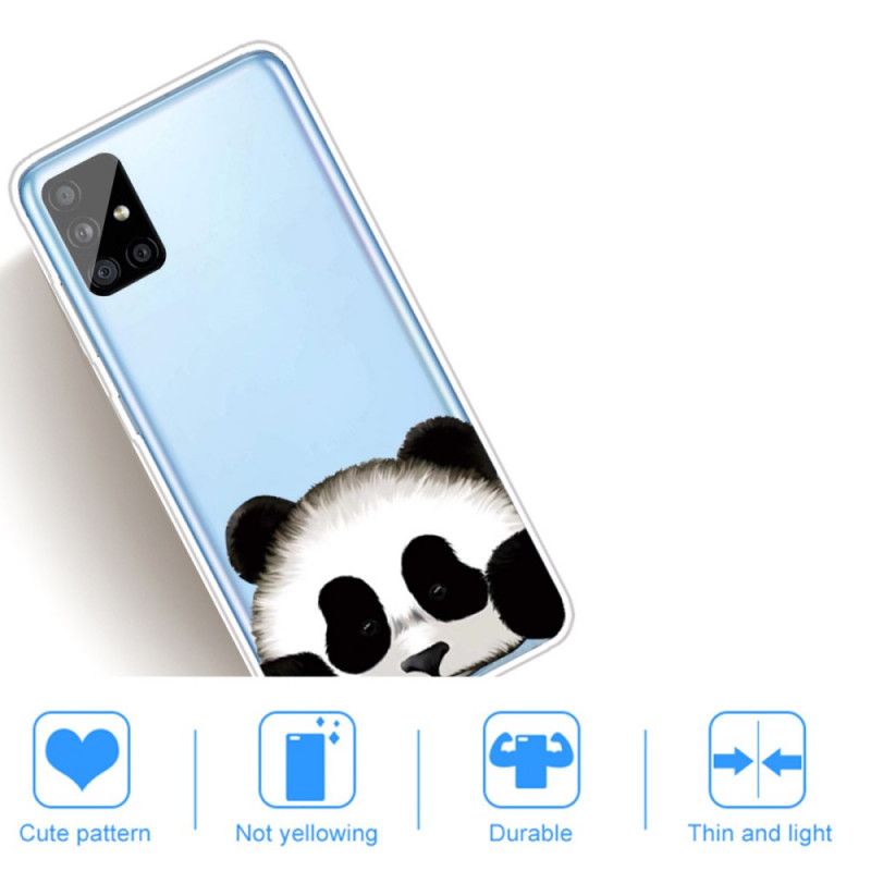 Etui Samsung Galaxy A31 Przezroczysta Panda Etui Ochronne