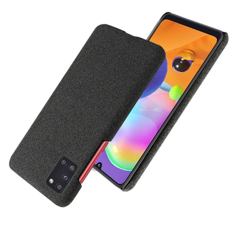 Etui Samsung Galaxy A31 Szary Czarny Tekstura Tkaniny Ksq Etui Ochronne