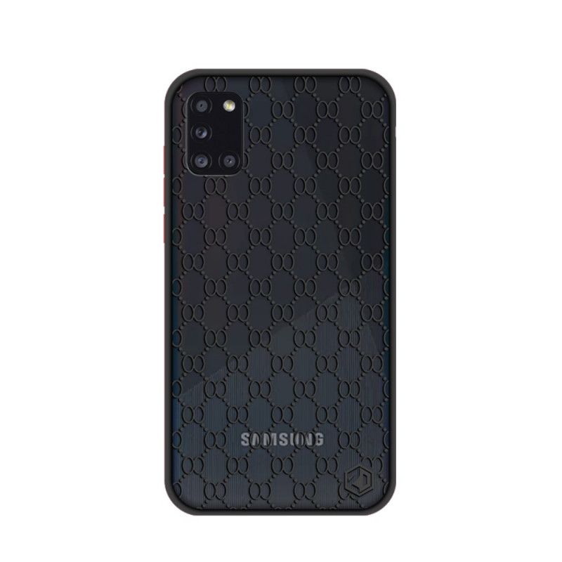 Futerały Samsung Galaxy A31 Biały Czarny Etui na Telefon Sosna Dun Seria Ii Pinwuyo