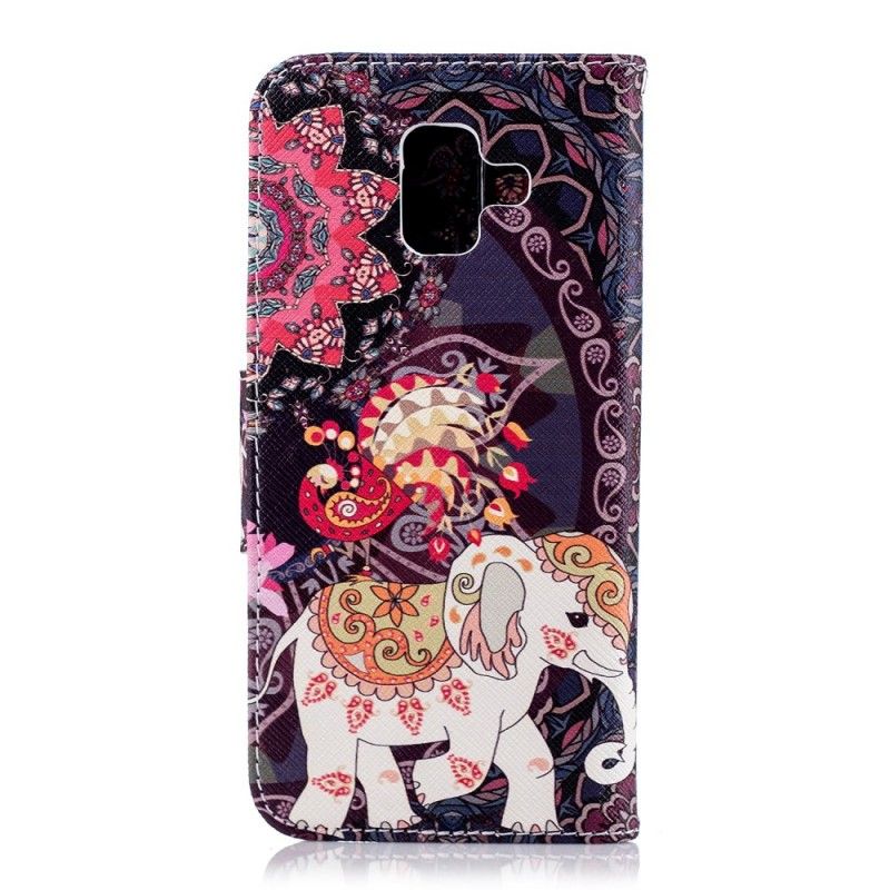 Etui Folio Samsung Galaxy A6 Etniczna Mandala Słonia