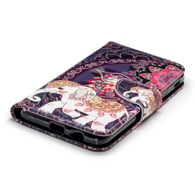 Etui Folio Samsung Galaxy A6 Etniczna Mandala Słonia