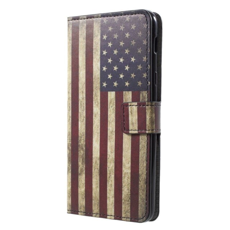 Etui Folio Samsung Galaxy A6 Flaga Usa Etui Ochronne