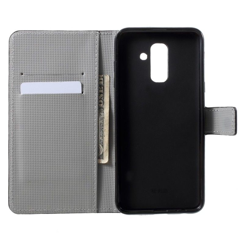 Etui Folio Samsung Galaxy A6 Flaga Usa Etui Ochronne